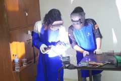 Pelatihan welding mahasiswa Teknik Mesin