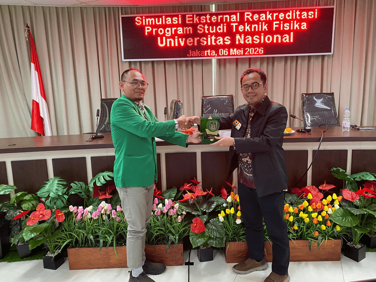 FTS UNAS Komitmen Tingkatkan Mutu, Teknik Fisika Gelar Simulasi Akreditasi Unggul