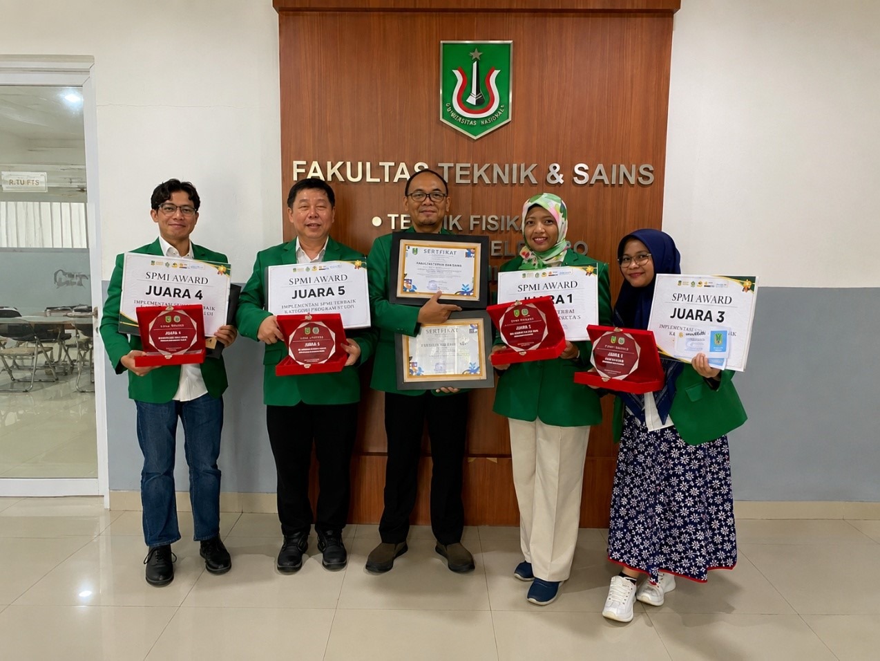 Dominasi SPMI Award 2024/2025, FTS UNAS Borong Prestasi dan Buktikan Budaya Mutu