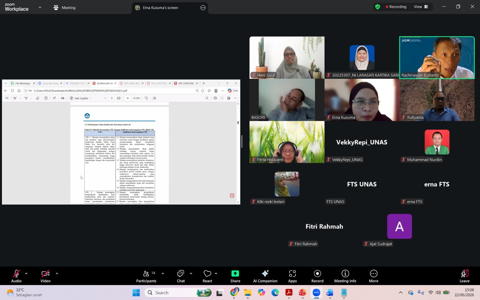 Bukan Sekadar Ganti Kurikulum! Teknik Fisika UNAS Bedah Masa Depan Pendidikan Bersama Pakar UGM